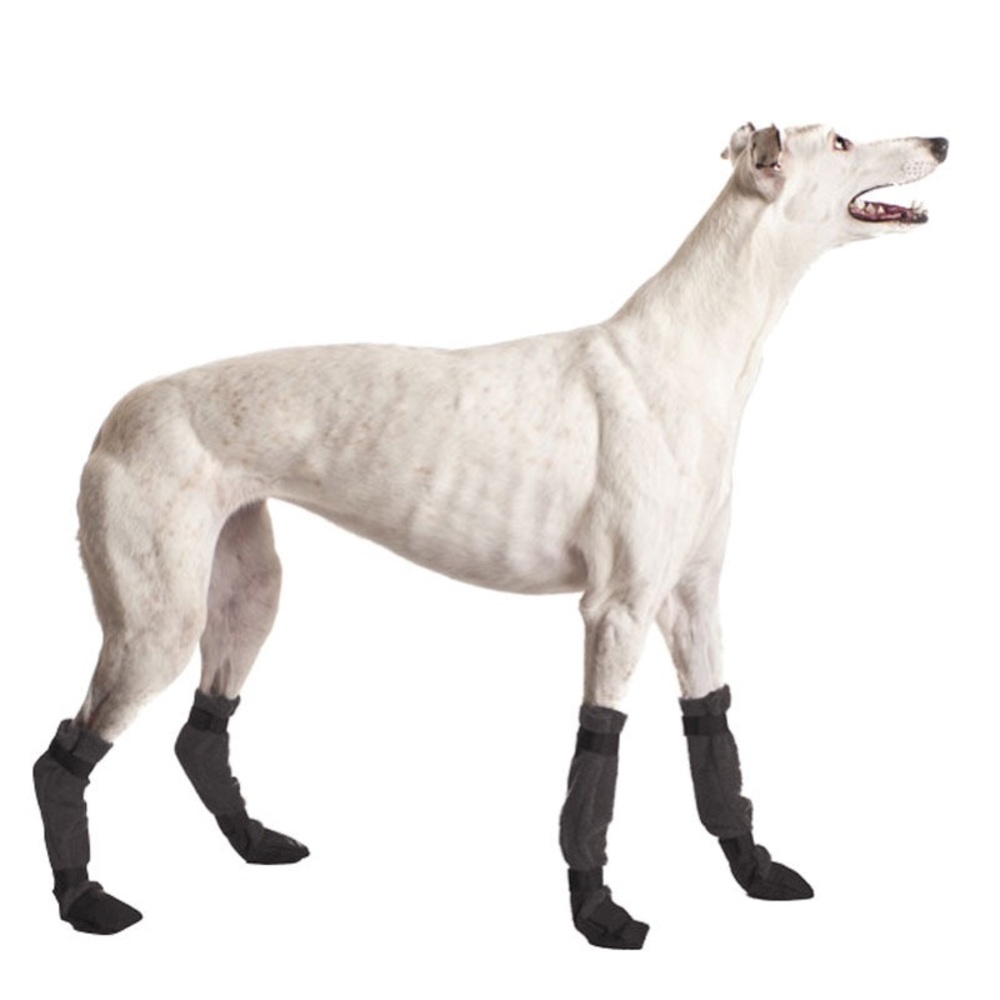 Greyhound Velcro fleece boots
